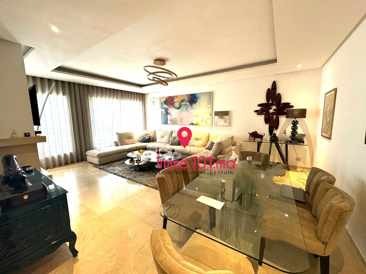 Location appartement vide à Hay Riad – Prestigia ZLLAV1725